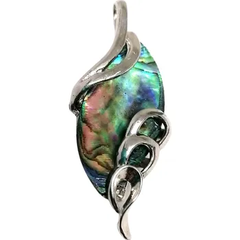 Přívěsek Přívěsek s mušlí paua, zdobená velká kapka