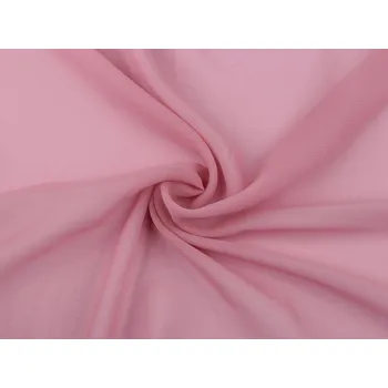 Šifon hladký, barva 4 (66) starorůžová