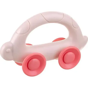 Hračka pro kojence Akuku Silikonové kousátko/chrastítko, Želva A0542