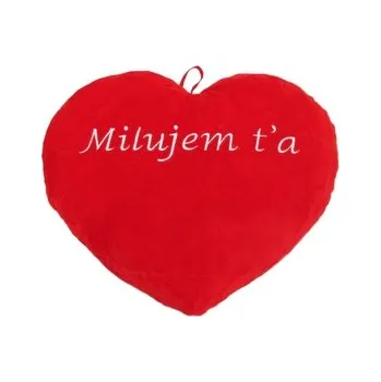 plyšák Srdce milujem ťa - 15cm