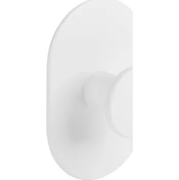 Věšák Laveo kulatý neinvazivní závěs, bílý