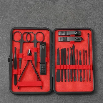 SADA POMŮCEK NA MANIKÚRU A PEDIKÚRU NA NEHTY 24 KUSŮ POUZDRO