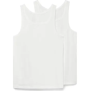 Pánské oblečení 726639 - Tchibo - Žerzejové nátělníky - pro muže - vel. XXL/8 - barva: bílá