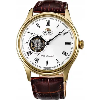 Hodinky Automatické hodinky Orient FAG00002W0 s koženým řemínkem