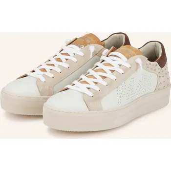 Dámská obuv p448 Tenisky Thea S Cvočky, krémová / koňaková / tmavě hnědá