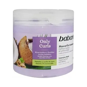 Vlasová regenerace Babaria Only Curls Intenzivní maska na vlasy pro kudrnaté vlasy 400 ml