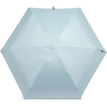 Deštník Skládací mini deštník s pevným pouzdrem, velké, 7 modrá světlá