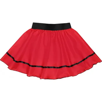 Dámská sukně SUKNĚ S GUMOU KOSTÝM BERUŠKA UPÍR ČERVENÁ 34cm S/M