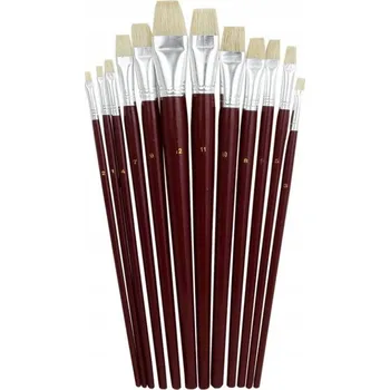 Umělecký štětec Ploché štětce sada uměleckých štětců pro výtvarné potřeby Grand