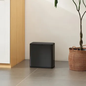 Odpadkový koš Odpadkový koš 8 litrů, 29,7 x 17,4 x 30 cm | černý