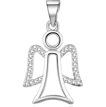 Přívěsek Slušivý stříbrný přívěsek Andílek AGH617L Beneto