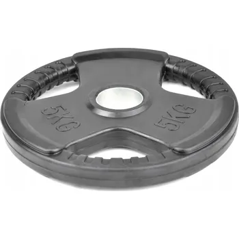 ZÁVAŽÍ KOVOVÝ POGUMOVANÝ TALÍŘ HMOTNOST ČINKY NA OSA 5 KG KPL