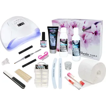 Charlie Nails Startovací sada na Polygel nehty XXL 120W bílá