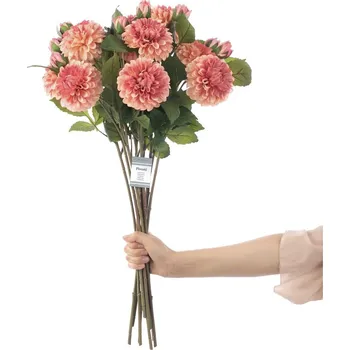 umělá květina Umělé květiny v sadě 10 ks (výška 62 cm) Dahlia – Restilo ID_1651592