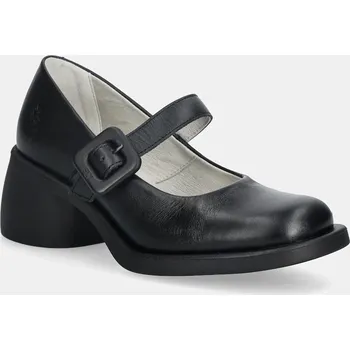 Dámské lodičky Kožené lodičky Fly London HUVI044FLY P145044005 černá 99X, EUR 42