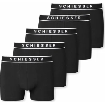 Slipy 722619 - Slipy s nohavičkou Schiesser - pro muže - vel. XL/7 - barva: černá