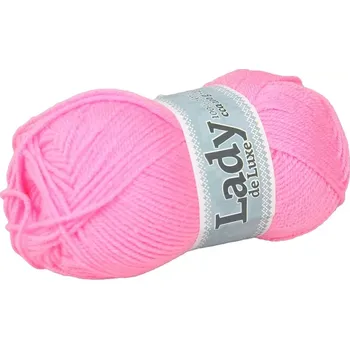 Příze Příze Lady de luxe 940 růžová