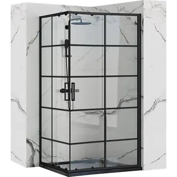 Sprchový kout Rea CONCEPT 80x100 cm černý