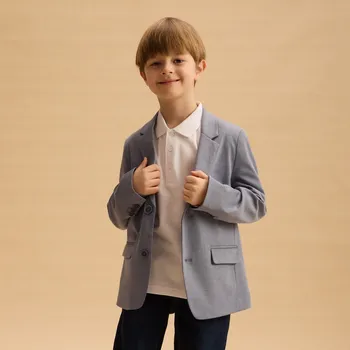 Dětská móda Reserved - Regularní sako - modrá - 270DS-55X - 270DS-55X-164