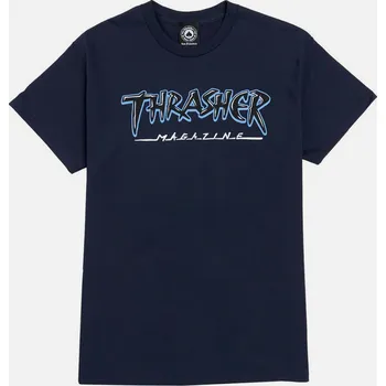 Pánské oblečení tričko Thrasher Slash Navy Blue modre M