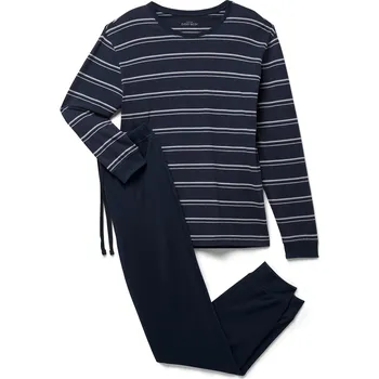 Pánské pyžamo 706858 - Tchibo - Pyžamo - pro muže - vel. XXL 60/62 - barva: modrá/s proužky