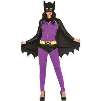 Karnevalový kostým KOSTÝM DÁMSKÝ NETOPÝR FIALOVÝ KARNEVAL KOSTÝM M