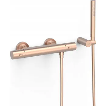 Vodovodní baterie Sprchová baterie Tres Over-Wall zlatá