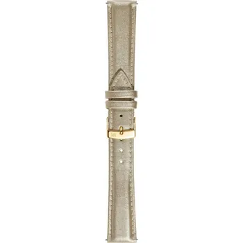 Řemínek na hodinky Trend - Koženkový Vegan řemínek na hodinky 18 mm zlatý