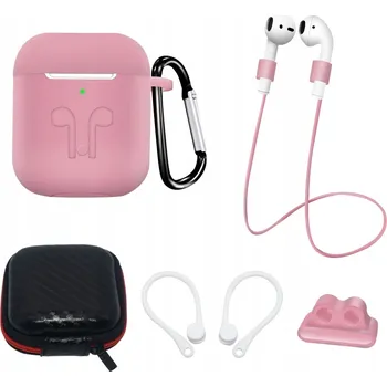 Pouzdro na mobilní telefon Sada pouzdro pro AirPods 2 1, úchyt na ucho, pásek, držák na řemínek hodinek