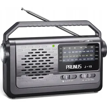 Radiopřijímač Síťové/bateriové rádio AM, FM, SW Prunus J-15