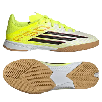 Kopačky Dětské sálovky adidas F50 LEAGUE IN J 3.5 Žlutá, Bílá, Černá