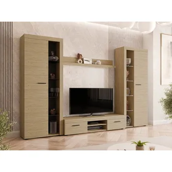 Obývací stěna Obývací stěna Rodos XL, Barva: dub olejový, Osvětlení: bez osvětlení MIRJAN 5903211474965