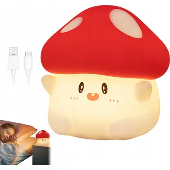 Lampička Noční lampa Ano, červená