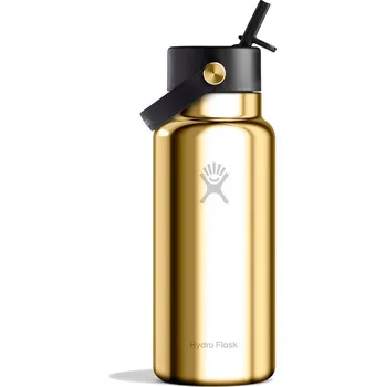 Termoska Termoska Hydro Flask 32 oz Wide Flex Straw Bottle gold 0,946L - Odesíláme do 24 hodin