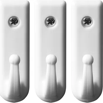 Věšák Nástěnné háčky na vrut 3 KS