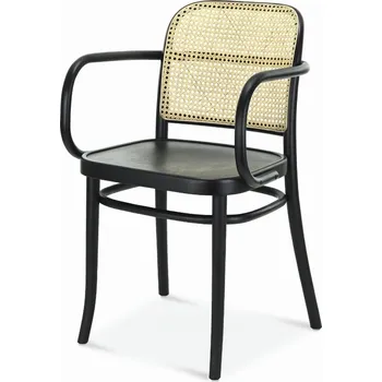 Jídelní židle Pohodlná židle s područkami B-811/2 - Fameg Černé mořidlo 51,5x80.5 cm