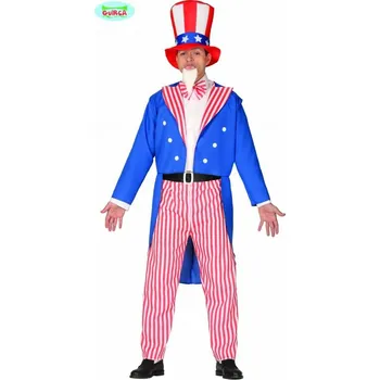 Karnevalový kostým Guirca Strýček Sam kostým Amerika Velikost: 48 – 50 (M)