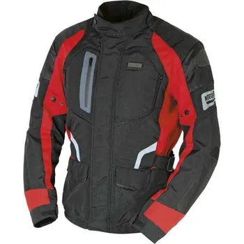 Moto bunda NERVE Spark Red červená cestovní bunda na motorku velikost 3XL