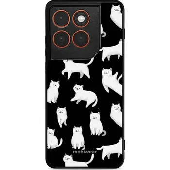Pouzdro na mobilní telefon Lesklý kryt Mobiwear Glossy - Motorola Edge 70 - G163G Bílé kočičky (Prémiové lesklé pouzdro, obal, kryt Mobiwear Glossy na mobil Motorola Edge 70 - G163G Bílé kočičky, materiál Plast + TPU silikon - krytí po všech stranách, neošoupatelný potisk, tenké)