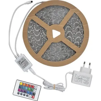 LED páska LED pásek set RGBWW 24 W 1700 lm IP20 10 m s IR ovladačem a napájecím zdrojem teplá bílá