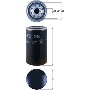 Palivový filtr Palivový filtr MAHLE KC 28