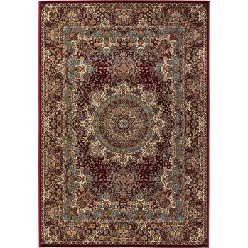 Koberec Breno Kusový koberec RAZIA 5501/ET2R – květinový orientální vzor, 160x235 cm, Červená/Vícebarevné