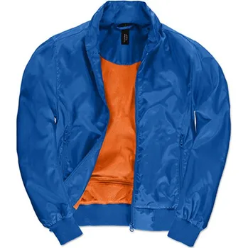 Dámská větrovka B&amp;C Trooper Dámská bunda - bomber JW964 Royal Blue-Neon Orange M