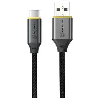 Datový kabel Kabel TACTICAL Fast Rope Aramid 2.0 - USB-A / USB-C - 0,3m