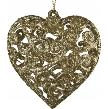 Vánoční dekorace Prolamovaná Vánoční Koule , Zdobená Vánoční Koule , Tvarované Vánoční Baňky , vánoční koule 7,5 cm, 6 ks