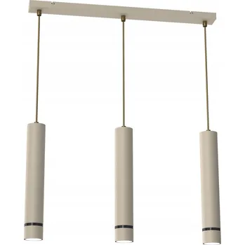 ZÁVĚSNÝ LUSTR SOPEL TUBA SPTO 3XGU10 KAŠMÍR ČERNÝ LED