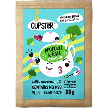 Hotové jídlo Éden Prémium Cupster Bezlepková instantní krémová polévka brokolice a kapusta (29g)