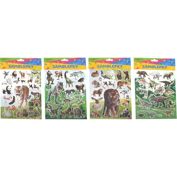samolepka Samolepky se zvířátky – mix variant