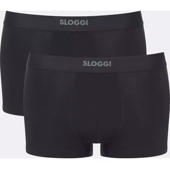 Pánské spodní prádlo Pánské boxerky EVER Ease Hipster 2P - BLACK - černé 0004 - SLOGGI BLACK XXL