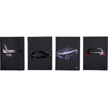 Sešit Elisa Sešit A4 linkovaný 40l auta